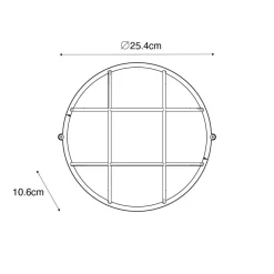 QAZQA wandlampen buiten hanneke goudkleurig e27