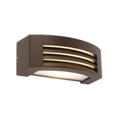 QAZQA wandlampen buiten hurricane bronskleurig e27 Online