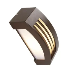 QAZQA wandlampen buiten hurricane bronskleurig e27 Online