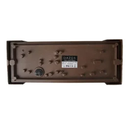 QAZQA wandlampen buiten hurricane bronskleurig e27 Online