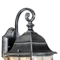 QAZQA wandlampen buiten london zilverkleurig e27 Outlet