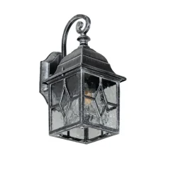 QAZQA wandlampen buiten london zilverkleurig e27 Outlet