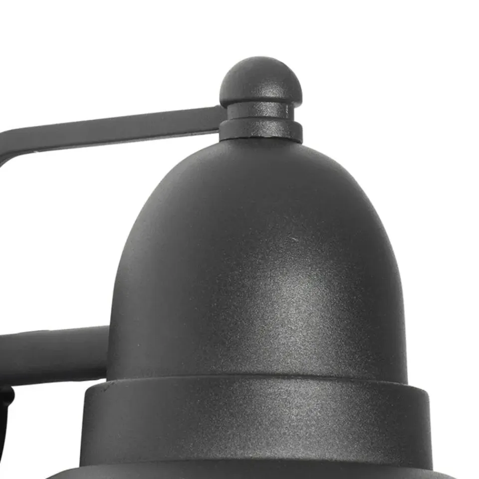 QAZQA wandlampen buiten marcel zwart e27 Outlet