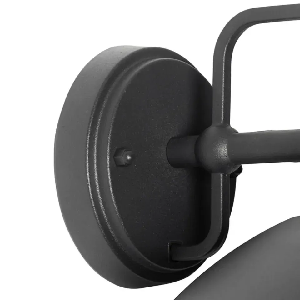 QAZQA wandlampen buiten marcel zwart e27 Outlet