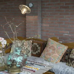 QAZQA wandlampen buiten munich grijs e27