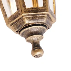 QAZQA wandlampen buiten new haven goudkleurig e27 Online