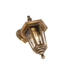 QAZQA wandlampen buiten new haven goudkleurig e27 Online