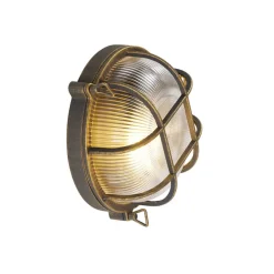 QAZQA wandlampen buiten nautica goudkleurig e27 New