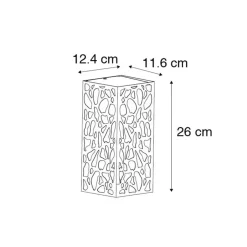 QAZQA wandlampen buiten nicole zwart e27 Sale