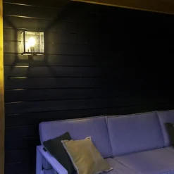 QAZQA wandlampen buiten rotterdam zwart e27 New