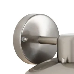 QAZQA wandlampen buiten shell zilverkleurig e27 Online