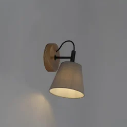 QAZQA wandlampen cupy grijs e14 New