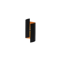 QAZQA wandlampen faldo zwart g9 Best