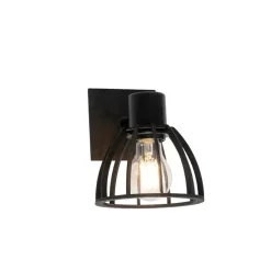 QAZQA wandlampen fotu zwart e27 Hot