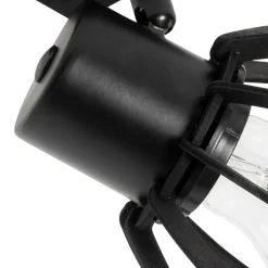 QAZQA wandlampen fotu zwart e27 Hot