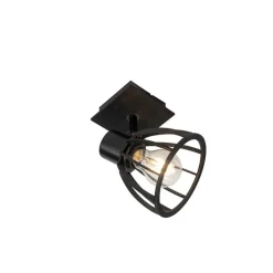 QAZQA wandlampen fotu zwart e27 Hot