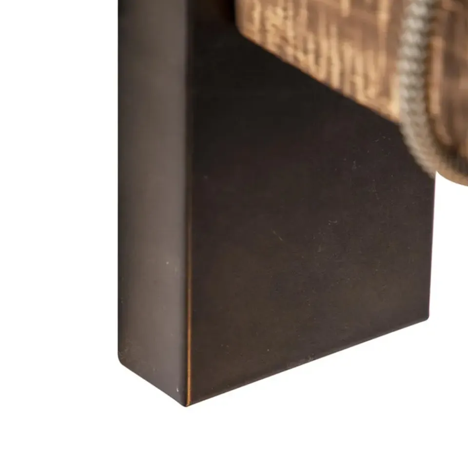 QAZQA wandlampen gallow zwart e27 Discount