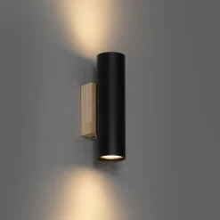 QAZQA wandlampen jeana crème gu10