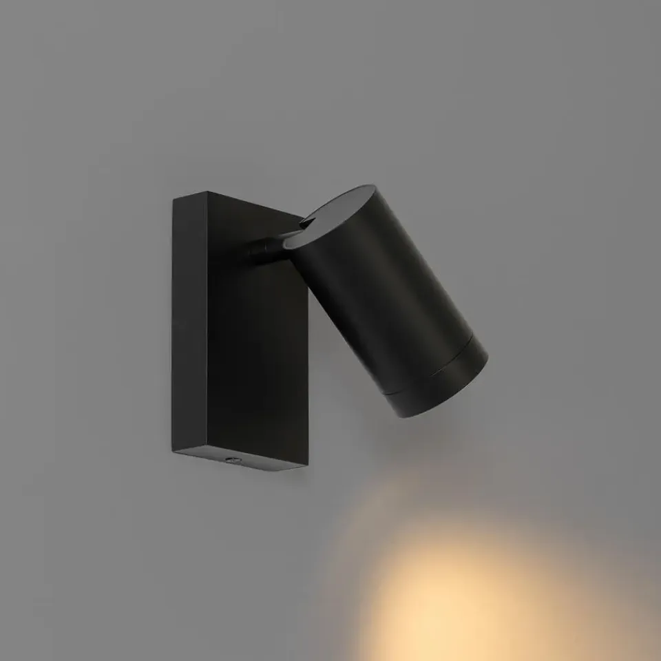 QAZQA wandlampen jeana luxe zwart gu10 Hot