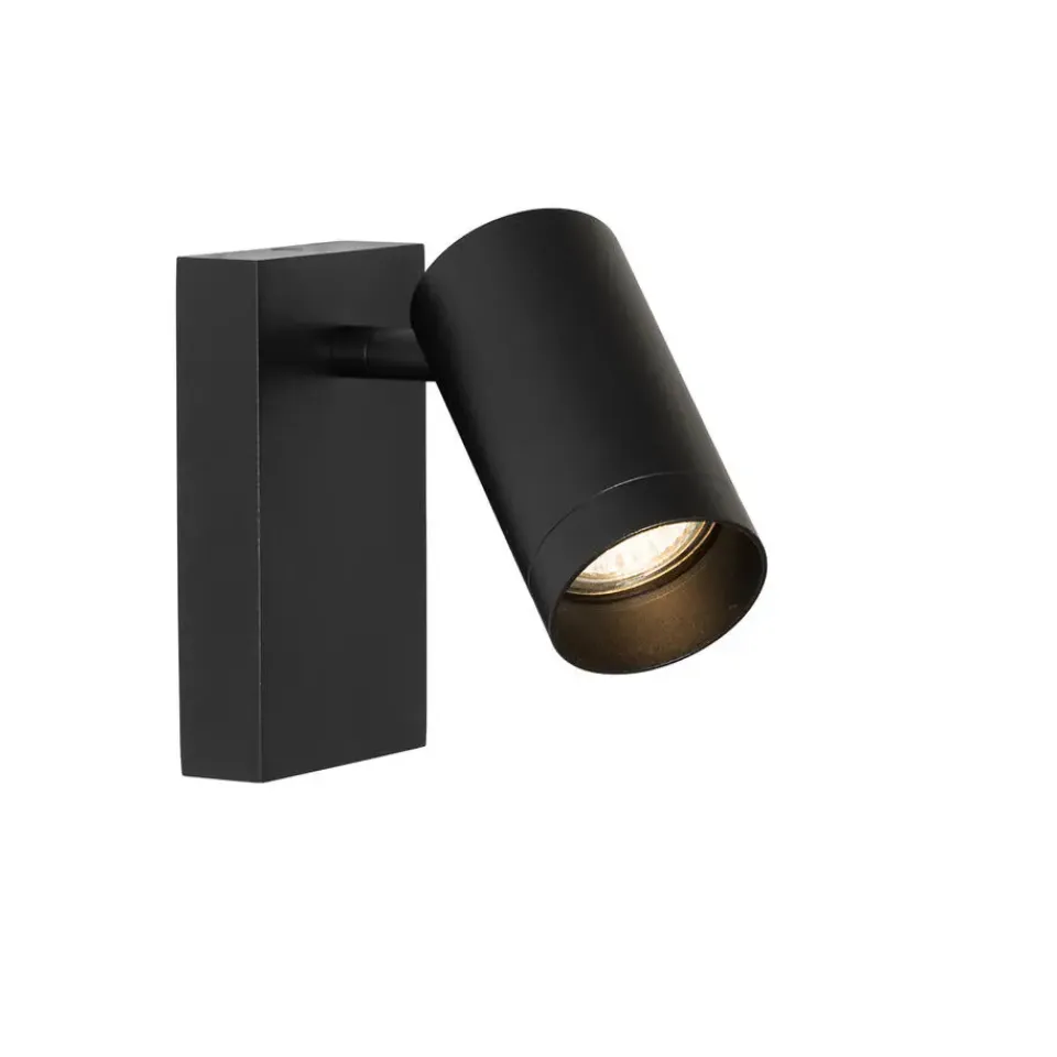 QAZQA wandlampen jeana luxe zwart gu10 Hot