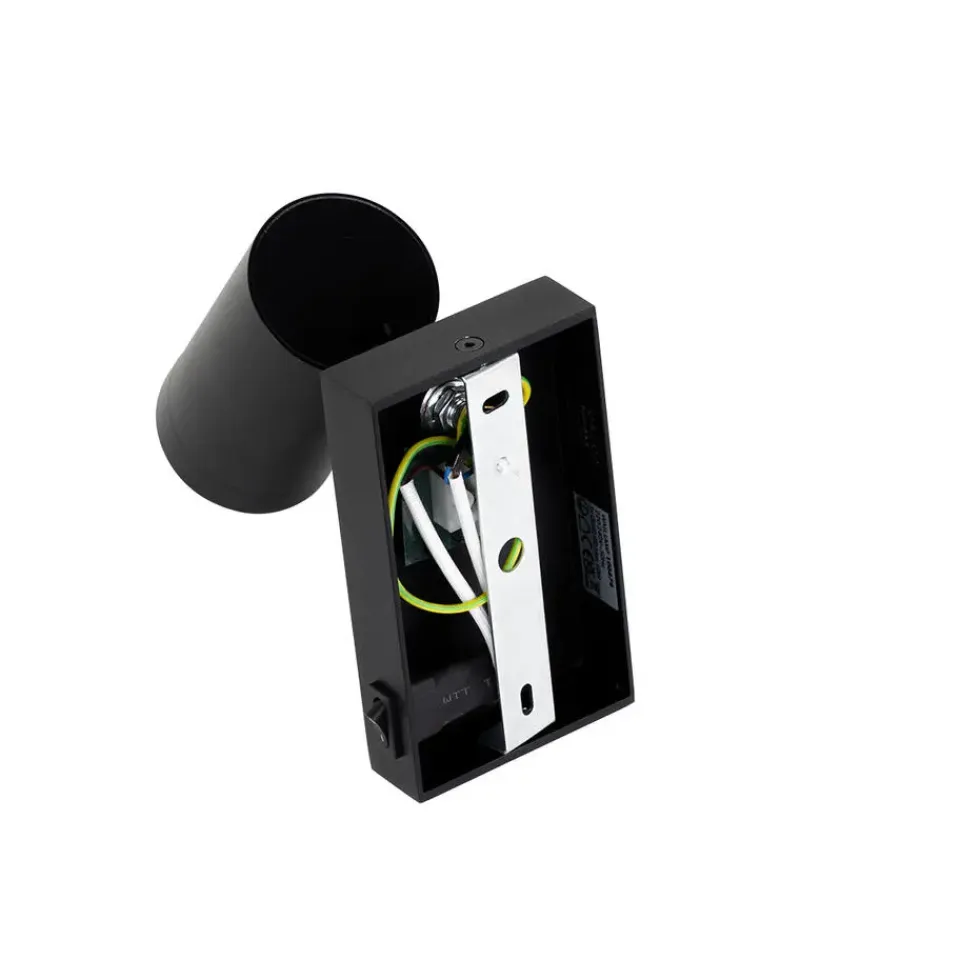 QAZQA wandlampen jeana luxe zwart gu10 Hot