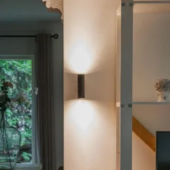 QAZQA wandlampen jeana zwart gu10 Online