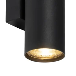 QAZQA wandlampen jeana zwart gu10 Online