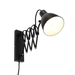 QAZQA wandlampen merle zwart e27 Hot