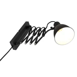 QAZQA wandlampen merle zwart e27 Hot