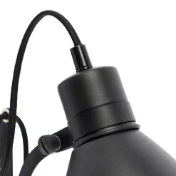 QAZQA wandlampen merle zwart e27 Hot