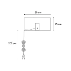 QAZQA wandlampen muro zwart e27 New