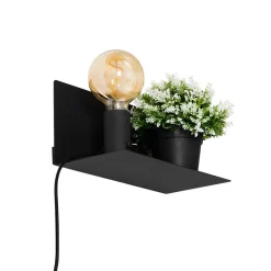 QAZQA wandlampen muro zwart e27 New