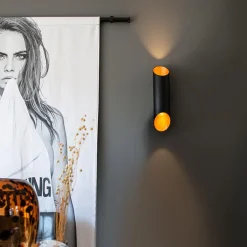 QAZQA wandlampen organa zwart gu10 Clearance