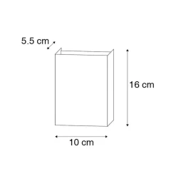 QAZQA wandlampen otan zwart g9 New