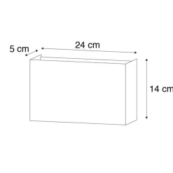 QAZQA wandlampen otan zwart g9 Outlet