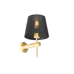 QAZQA wandlampen pluk goudkleurig e27 New