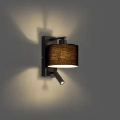 QAZQA wandlampen puglia zwart e27 New