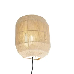 QAZQA wandlampen riki beige e27 Online