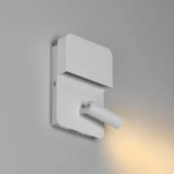 QAZQA wandlampen robin wit geïntegreerde led Online