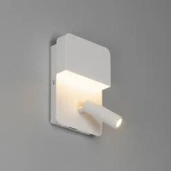 QAZQA wandlampen robin wit geïntegreerde led Online