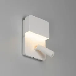 QAZQA wandlampen robin wit geïntegreerde led Online