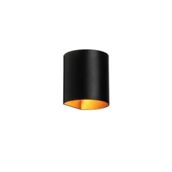 QAZQA wandlampen sabbio goudkleurig g9