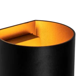 QAZQA wandlampen sabbio goudkleurig g9