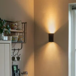 QAZQA wandlampen sabbir zwart gu10 Outlet