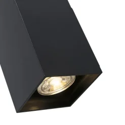 QAZQA wandlampen sandy zwart gu10 New