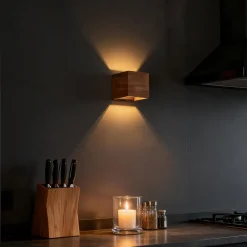 QAZQA wandlampen transfer bruin g9 Sale