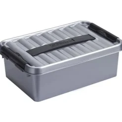 Sunware Q-line opbergbox 4L metaal zwart Discount