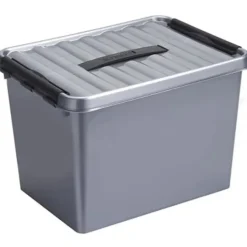 Sunware Q-line opbergbox 22L metaal zwart Sale