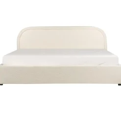 Beliani QUILLIEN - Bed met opbergruimte - Beige - 180 x 200 cm - Polyester New