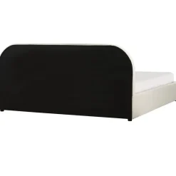 Beliani QUILLIEN - Bed met opbergruimte - Beige - 180 x 200 cm - Polyester New